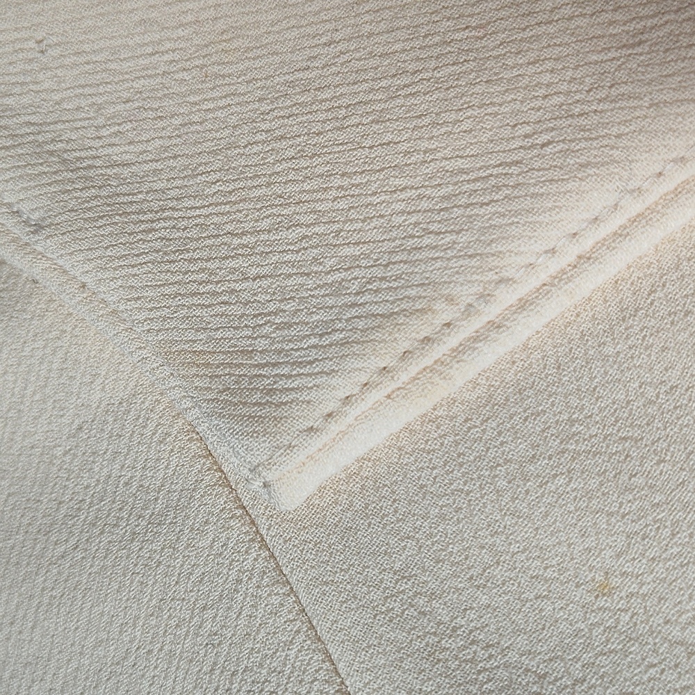 J. Crew Double Cloth Italian Wool Ivory Coat 2P - Picture 10 of 14